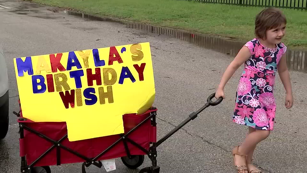 Girl donates birthday gifts to sick kids